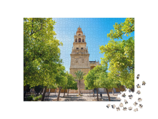 puzzle 1000 dílků „Zvonice mešity Mezquita v Córdobě, Andalusie“