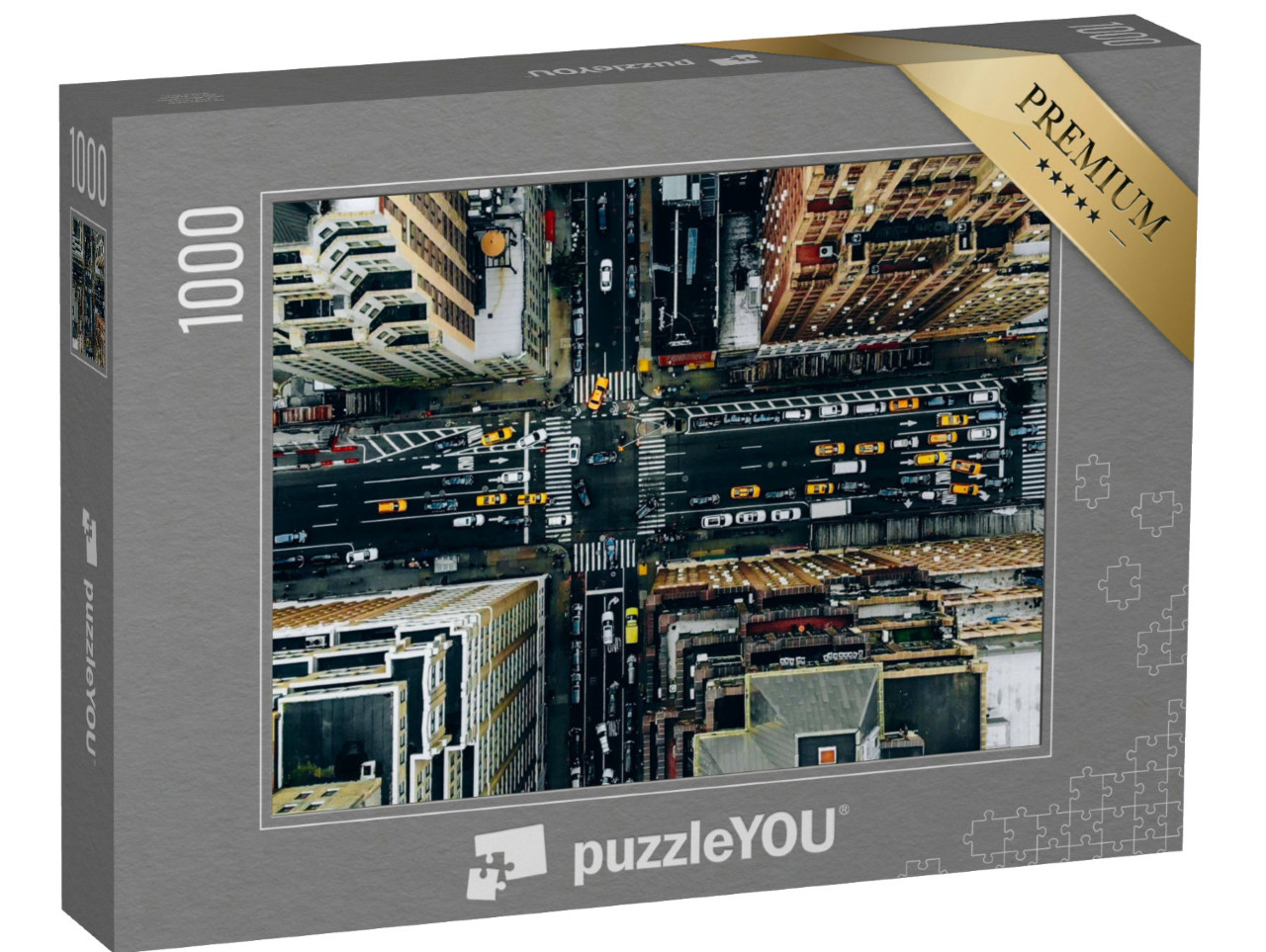 puzzle 1000 dílků „Letecký pohled na centrum New Yorku, USA“