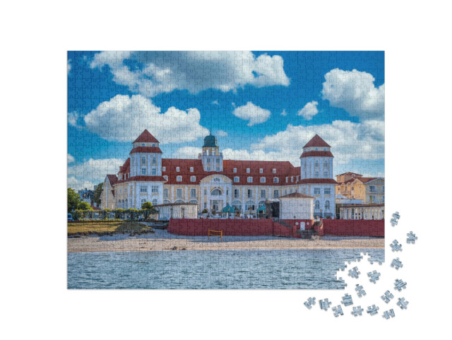 puzzle 1000 dílků „Pláž v Binzu na ostrově Rujána“