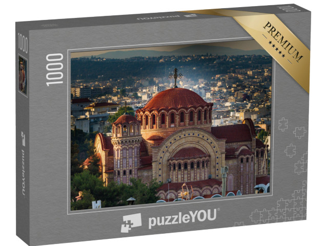 puzzle 1000 dílků „Kostel svatého Pavla v Agios Pavlos, Soluň, Řecko“