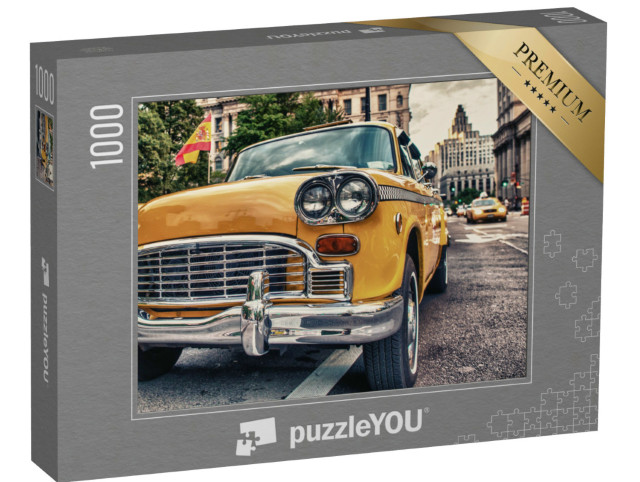 puzzle 1000 dílků „Staré taxi: New York“
