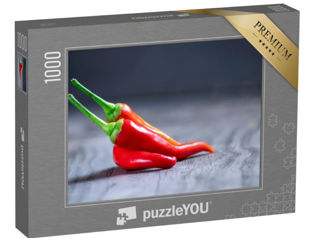 puzzle 1000 dílků „Různé druhy chilli papriček“
