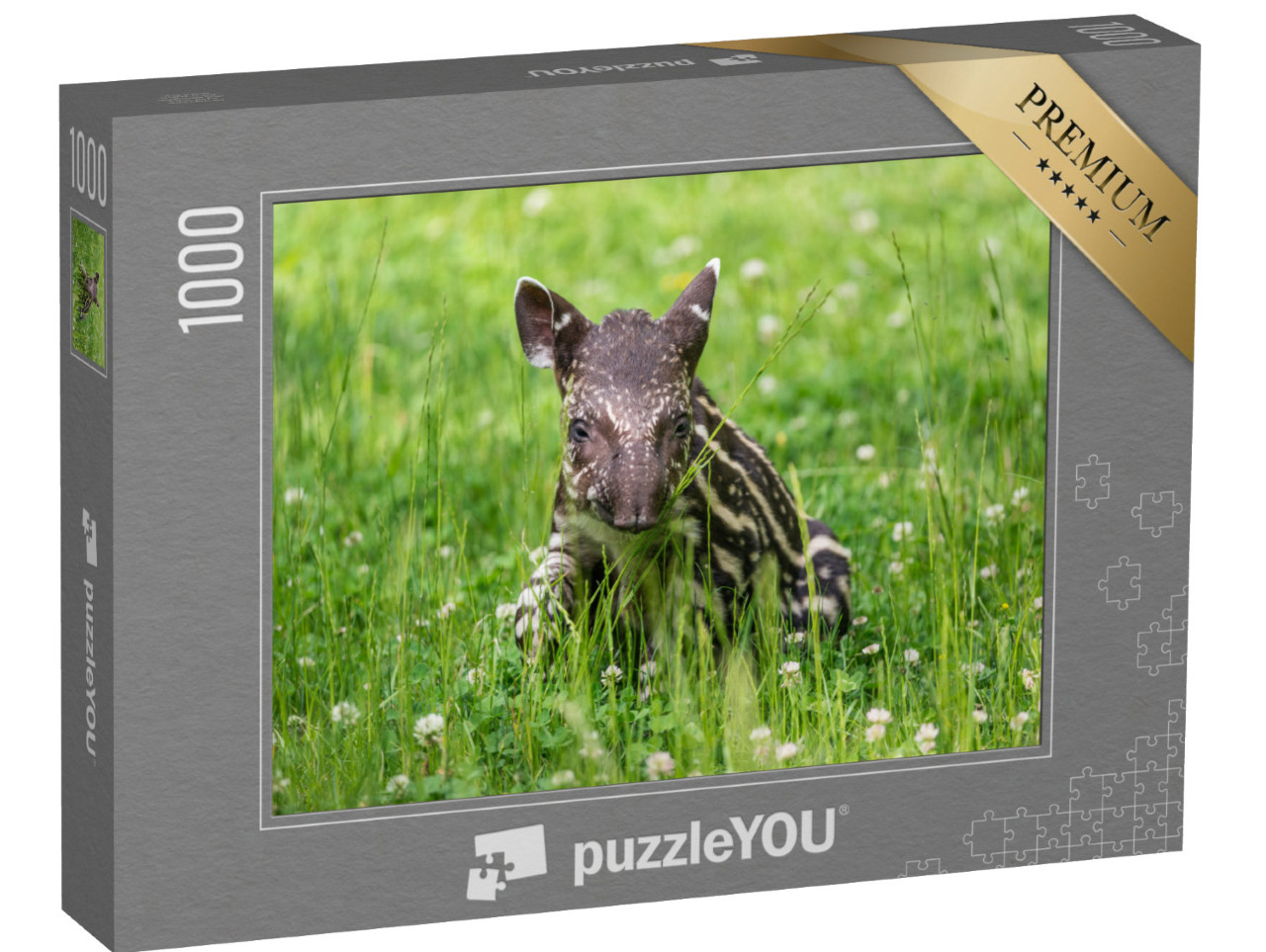 puzzle 1000 dílků „Mládě ohroženého tapíra“