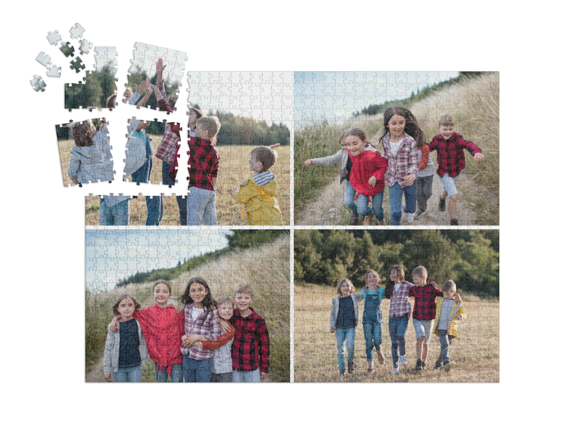 Puzzle koláž