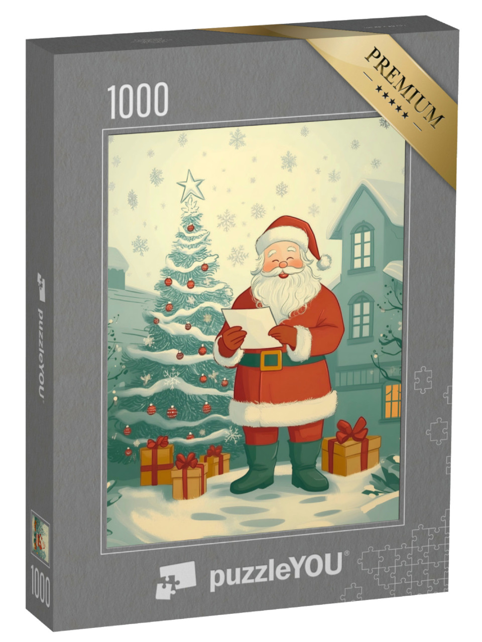 puzzle 1000 dílků „Ježíšek zpívá koledy“