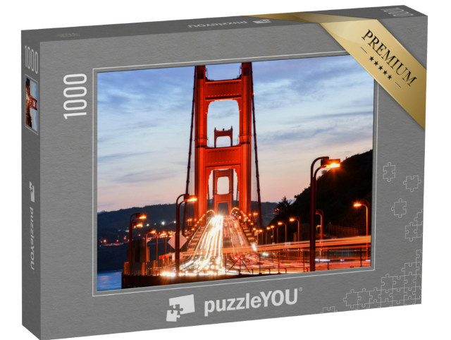 puzzle 1000 dílků „Golden Gate Bridge v noci, San Francisco“