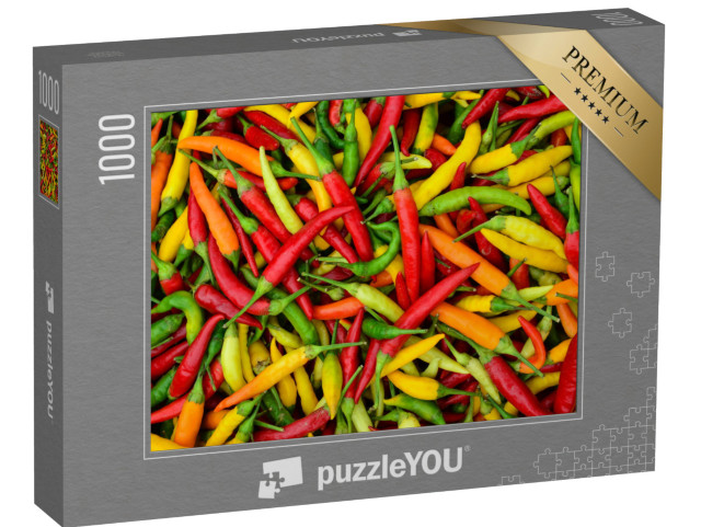 puzzle 1000 dílků „Červené, zelené a žluté papriky“