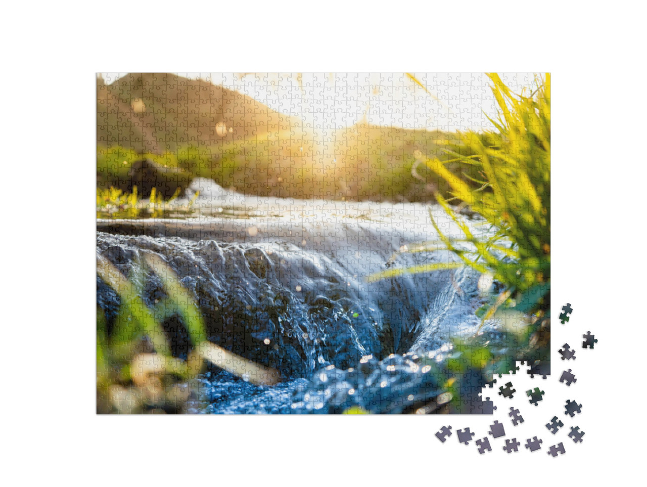 puzzle 1000 dílků „Vlnící se pružina“