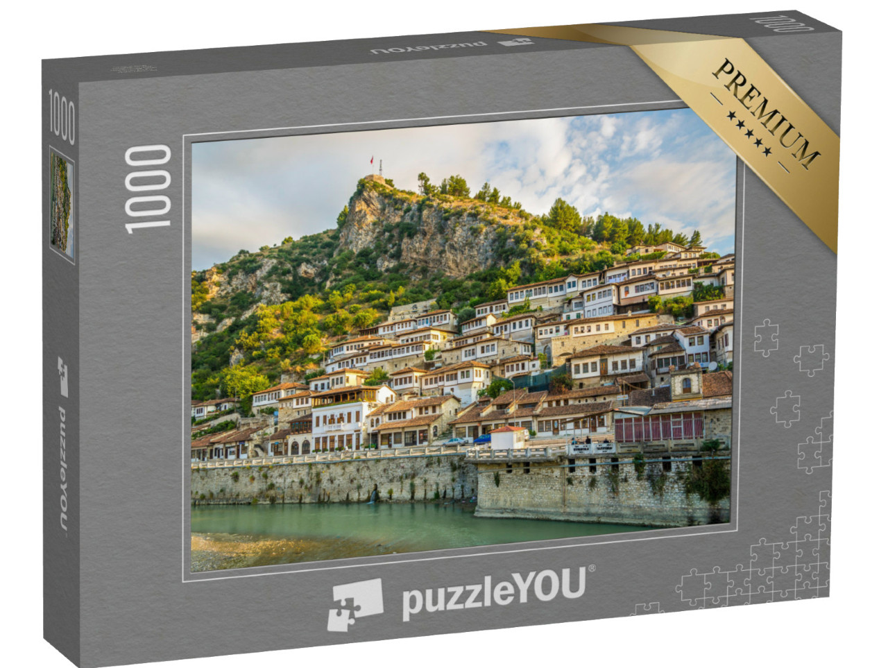 puzzle 1000 dílků „Staré město Berat, Albánie“