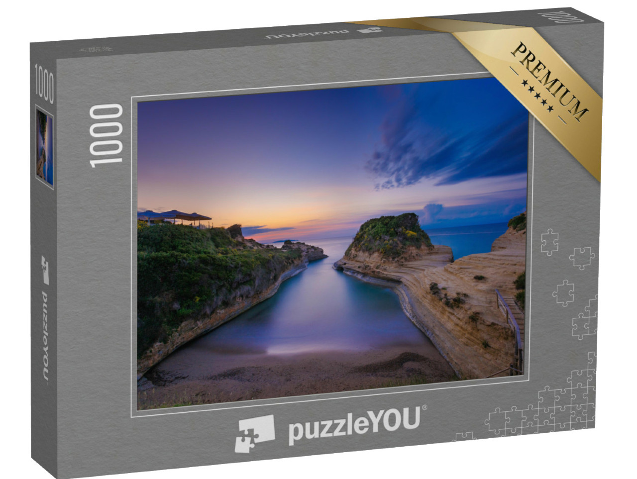puzzle 1000 dílků „Canal D'Amour, Korfu, Sidari, Řecko“
