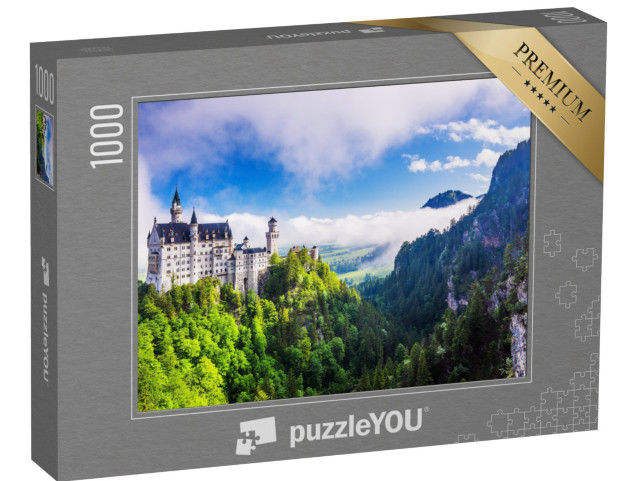 puzzle 1000 dílků „Zámek Neuschwanstein u Füssenu v Bavorsku“