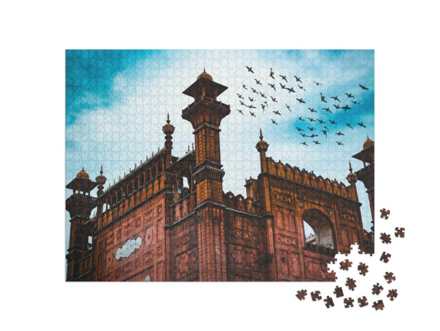 puzzle 1000 dílků „Mešita Badshahi Láhaur, Pákistán“