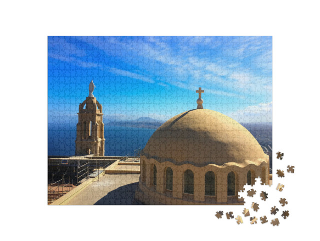 puzzle 1000 dílků „Kaple Santa Cruz, Oran, Alžírsko“