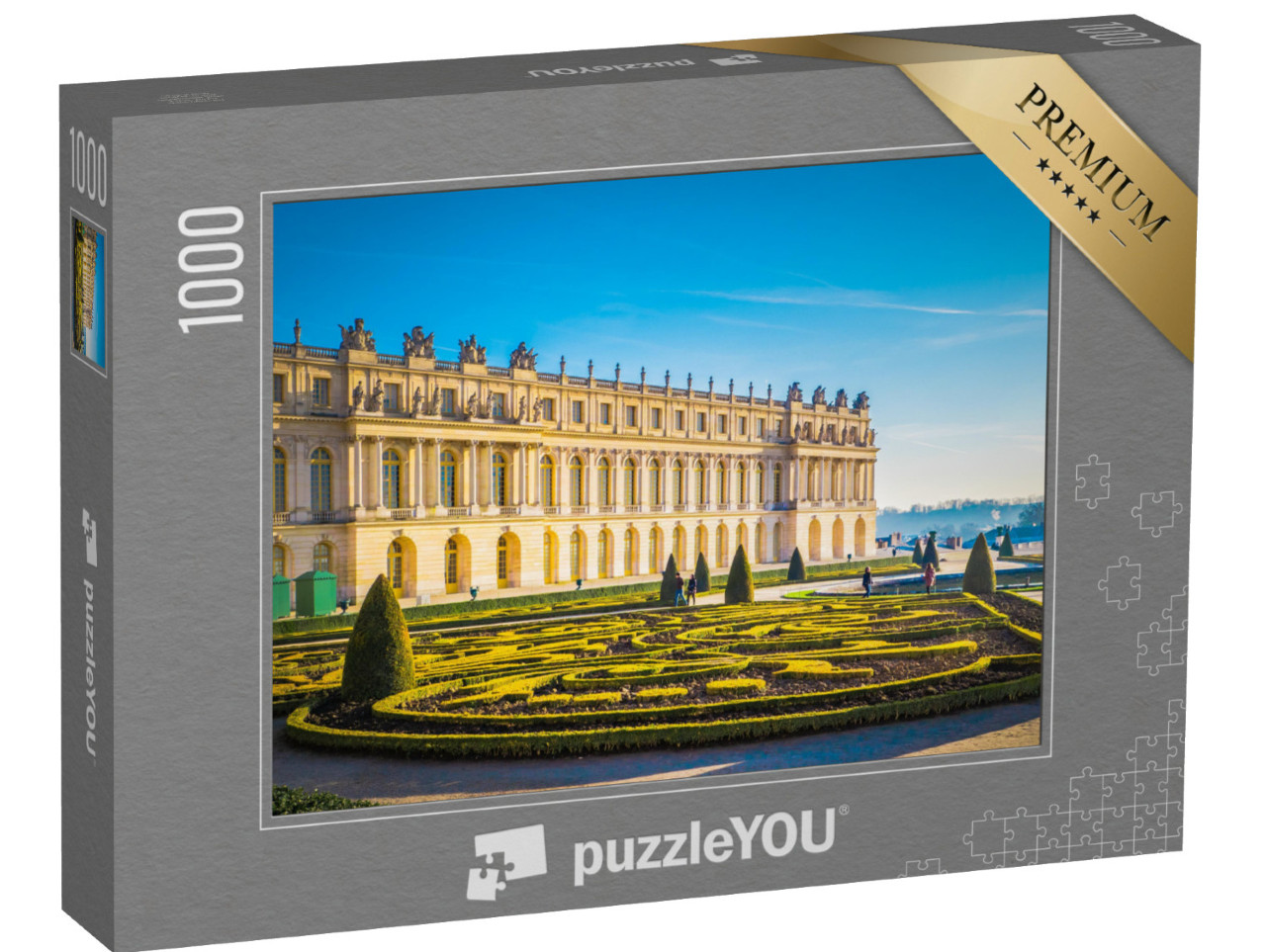 puzzle 1000 dílků „Versailles s krásnými zahradami, památka světového dědictví ve Francii“