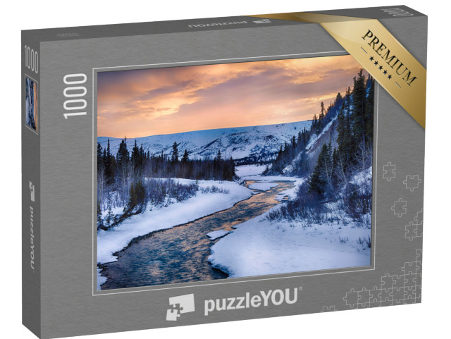 puzzle 1000 dílků „Průzračné vody Phelan Creek, Aljaška, USA“