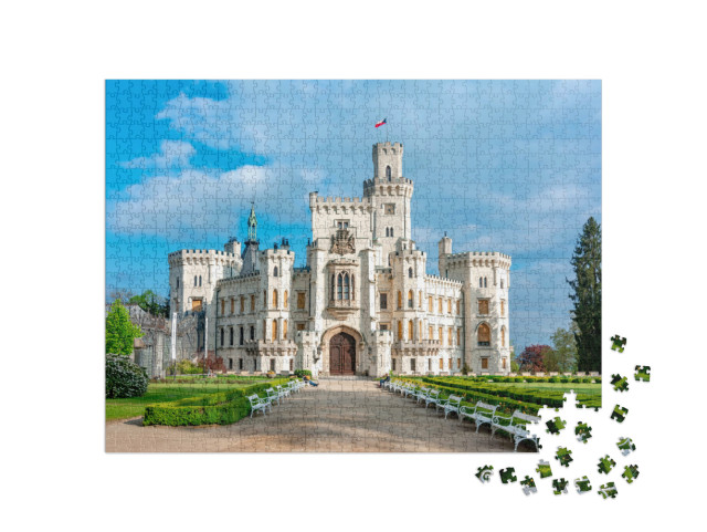 puzzle 1000 dílků „Zámek Hluboká nad Vltavou, Česká republika“