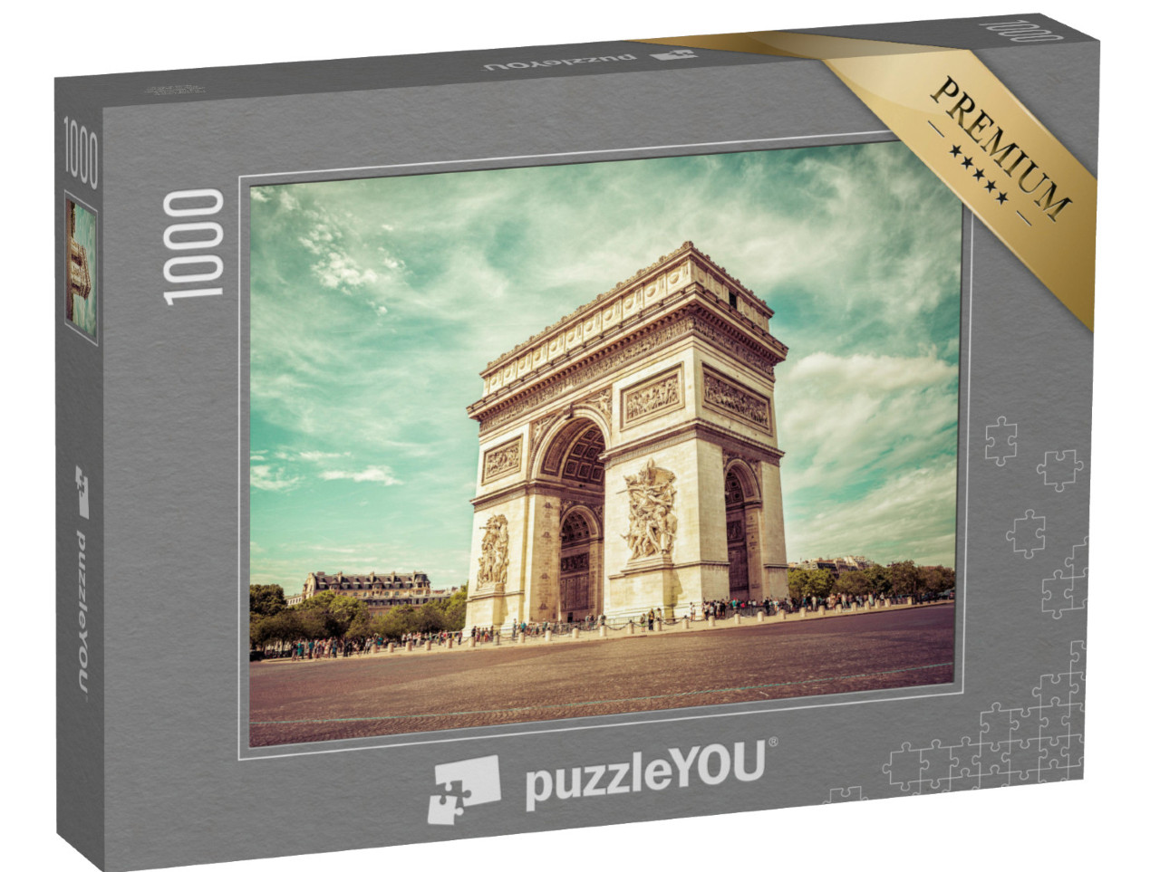 puzzle 1000 dílků „Paříž - Vítězný oblouk“