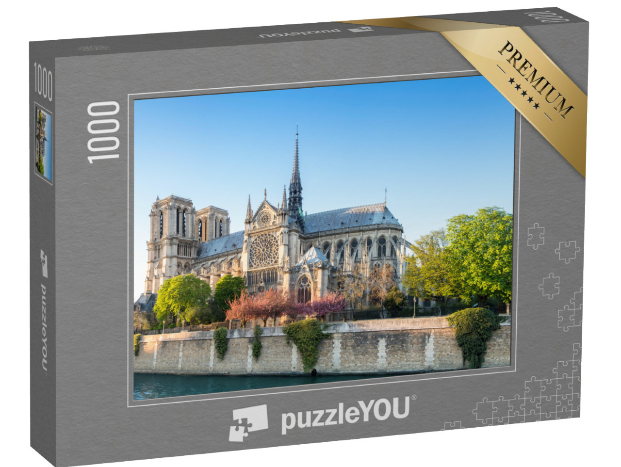 puzzle 1000 dílků „Katedrála Notre Dame v Paříži“