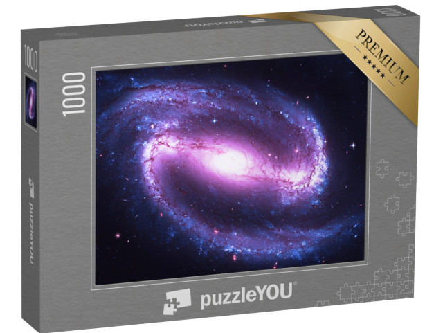 puzzle 1000 dílků „Spirálovitá pruhovaná galaxie v souhvězdí Eridana“